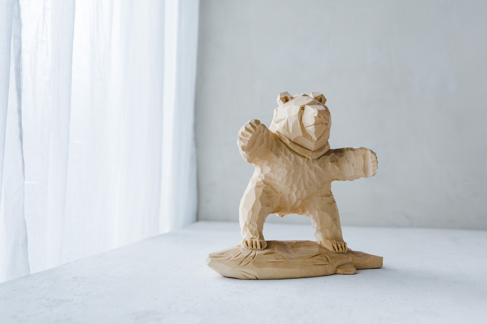 おじさんの熊 希少 北海道 十勝 埋もれ木 木彫り熊 木彫りの熊