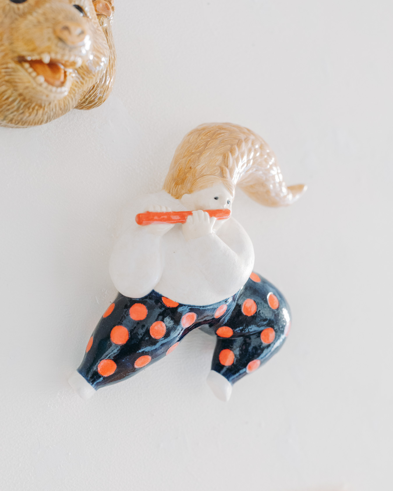 藤田美智 福助 陶器 置物 藤田美智さんの作品が入荷しました》 | Eckepunkt | エッケプンクト