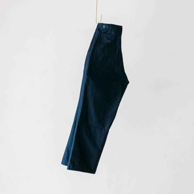 ECKEPUNKT ONLINE STORE / TUKI #0152【baker pants】navy blue