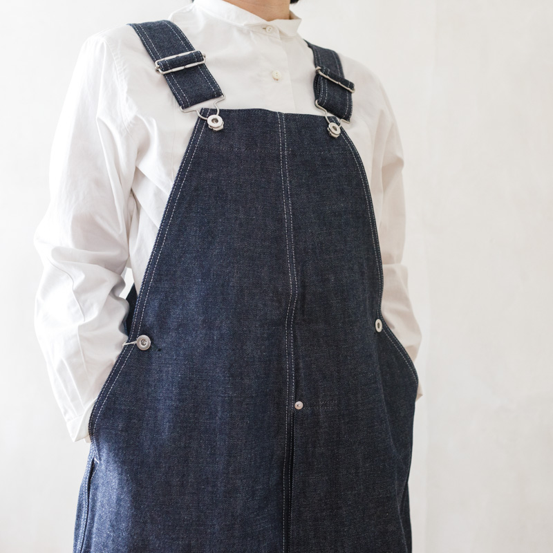 ECKEPUNKT ONLINE STORE / TUKI #0054 【TYPE2 SALOPETTE】INDIGO DENIM