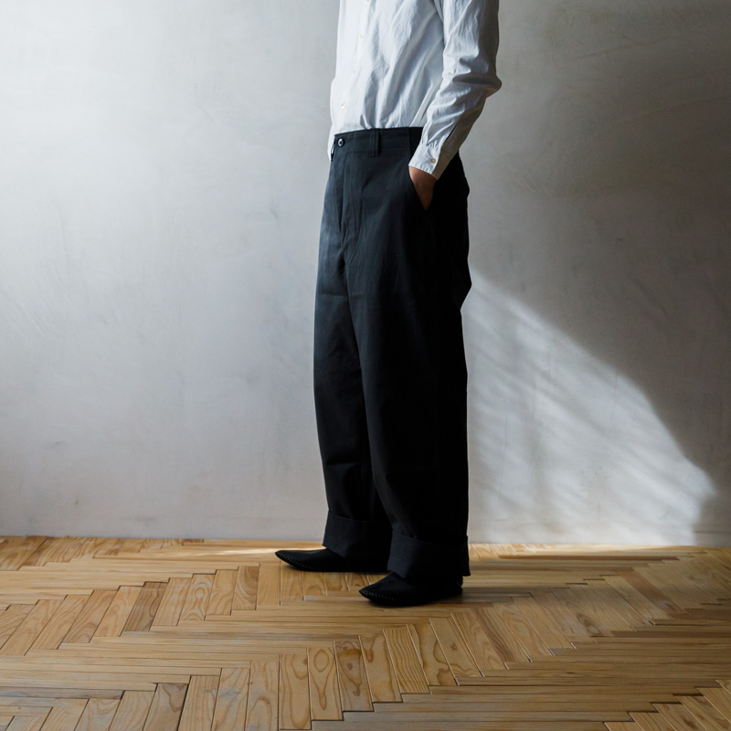 ECKEPUNKT ONLINE STORE / TUKI #0108【field trousers】steel blue