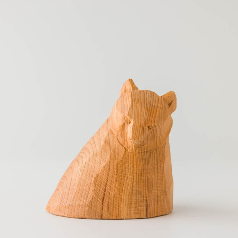 賀上隼敬 さんの 木彫り熊 北海道 民芸 民藝 BEAMS JAPAN